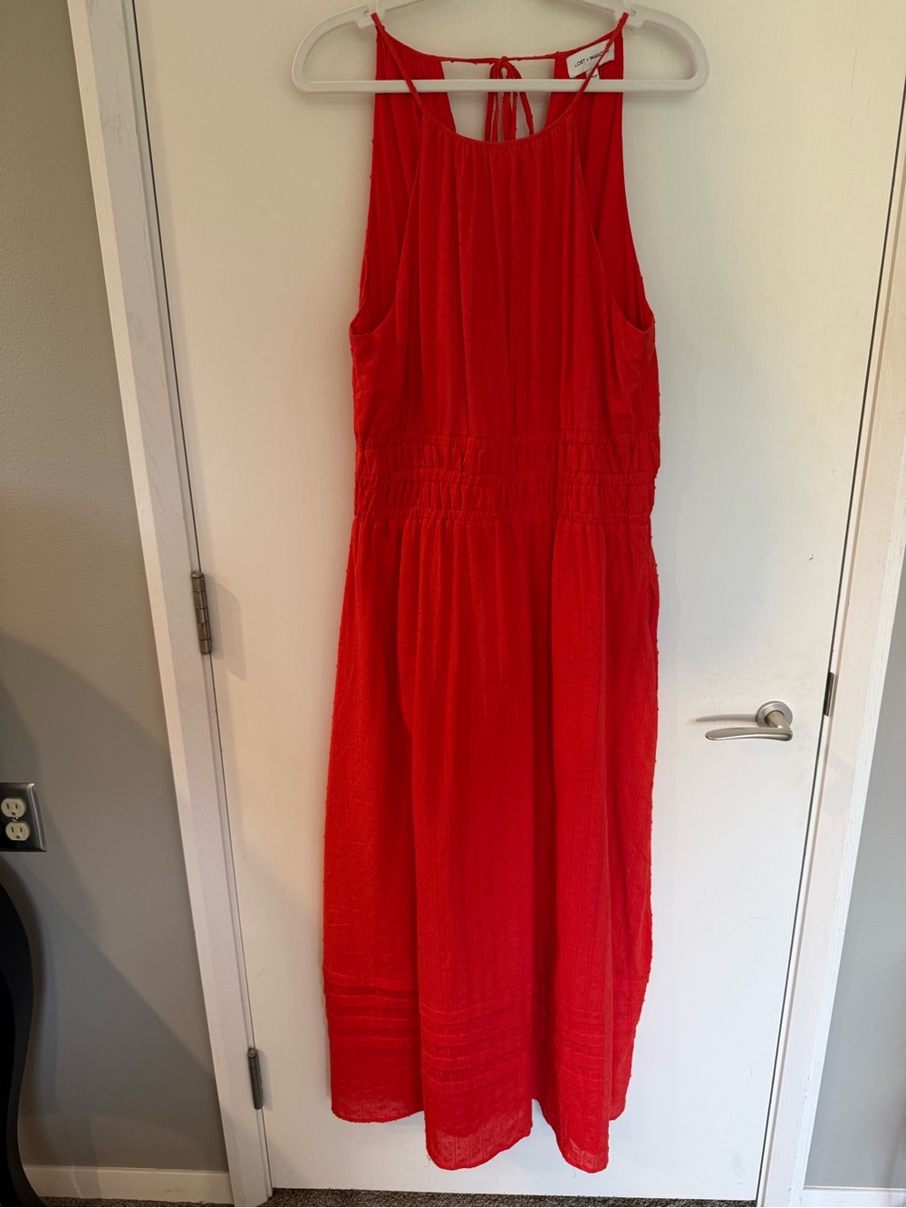 Lost and Wander Orange Maxi Dress